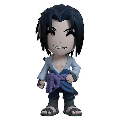 Figure Colecionável Youtooz Naruto Sasuke Uchiha 10-12 cm Vinil Numerada Edição Limitada Oficial