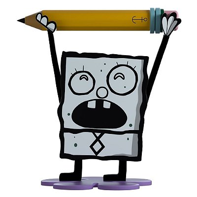 Figure Colecionável Youtooz Bob Esponja DoodleBob #15 11 cm Vinil Numerada Edição Limitada Oficial