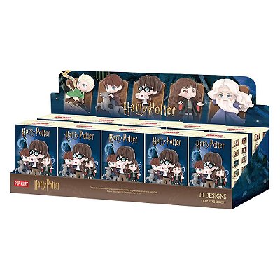 Display Pop Mart Harry Potter Biographical Book Caixa Fechada com 10 Blind Boxes Sem Repetição