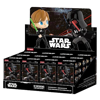 Display Pop Mart Star Wars Série Clássica Caixa Fechada com 12 Blind Boxes Sem Repetição Original