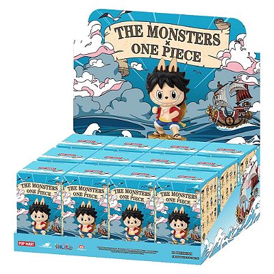 Display Pop Mart One Piece The Monsters Caixa Fechada com 12 Blind Boxes Sem Repetição Original