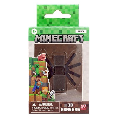 Borracha Colecionável 3D Minecraft The Crawling 5 cm PMI Kids Licença Oficial Mojang