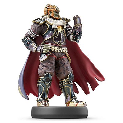 Figure Amiibo Nintendo Ganondorf — Super Smash Bros. com Chip NFC Original Lacrada Colecionável