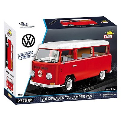 Blocos de Montar COBI VW T2A Camper Van Executive Edition 2.775 Peças Ref 24361 Original Polônia ABS
