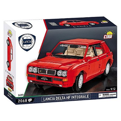 Blocos de Montar COBI Lancia Delta HF Intg 2.068 Peças Ref 24357 Original Polônia ABS