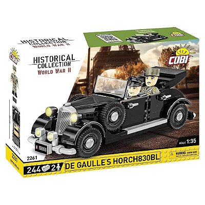 Blocos de Montar COBI de Gaulle 1936 Horch 830 Bl 244 Peças Ref 2261 Original Polônia ABS