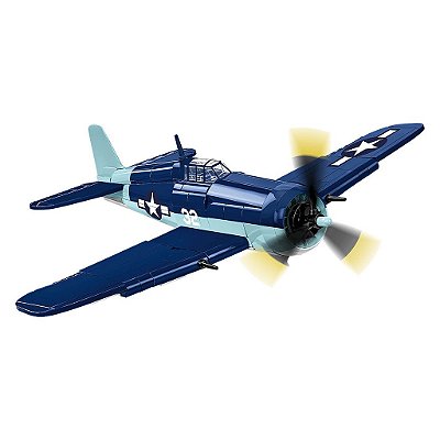 Blocos de Montar COBI Grumman F6F Hellcat 235 Peças Ref 5883 Original Polônia ABS