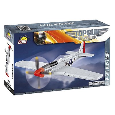Blocos de Montar COBI Mustang P-51D 150 Peças Original Polônia ABS Certificado Colecionável Lacrado