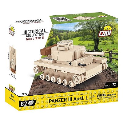 Blocos de Montar COBI Panzer Iii Ausf. L 82 Peças Original Polônia ABS Certificado
