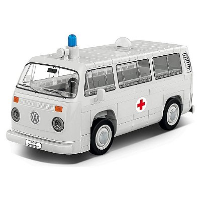 Blocos de Montar COBI VW Krankenwagen 169 Peças Original Polônia ABS Certificado