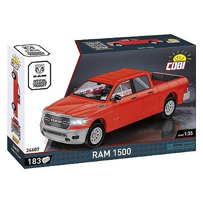 Blocos de Montar COBI Dodge 1500 Ram 183 Peças Original Polônia ABS Certificado Colecionável Lacrado