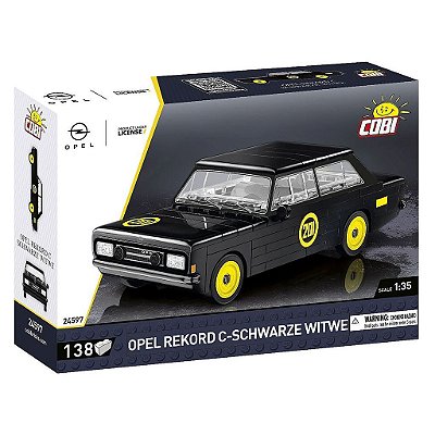 Blocos de Montar COBI Opel Rekord C Schwarze Witwe 138 Peças Ref 24597 Original Polônia ABS