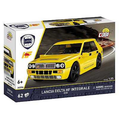 Blocos de Montar COBI Lancia Delta HF Integrale Evo 61 Peças Ref 24515 Original Polônia ABS