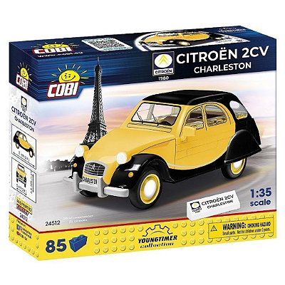 Blocos de Montar COBI Citroen 2CV Charleston 85 Peças Ref 24512 Original Polônia ABS