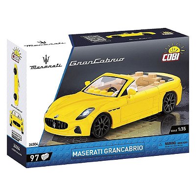 Blocos de Montar COBI Maserati Grancabrio 97 Peças Ref 24504 Original Polônia ABS