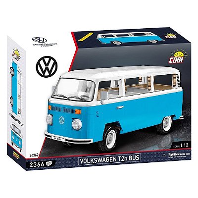 Blocos de Montar COBI VW Transporter T2A Bus 2.366 Peças Ref 24362 Original Polônia ABS
