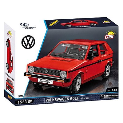 Blocos de Montar COBI VW Golf 1974 -83 1.533 Peças Ref 24359 Original Polônia ABS