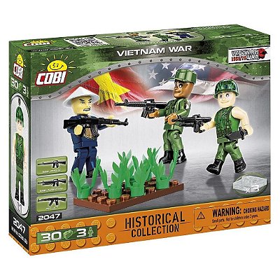 Blocos de Montar COBI Vietnam War 30 Peças Original Polônia ABS Certificado Kit Colecionável Lacrado
