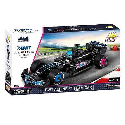Blocos de Montar COBI Alpine Teamcar 276 Peças Original Polônia ABS Certificado Colecionável Lacrado