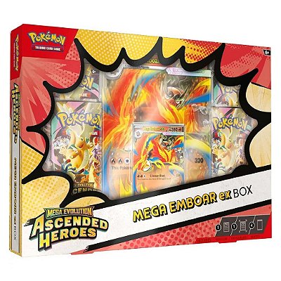 Produto Pokémon Mega Evolution 2.5 Ascended Mega Emboar Original The Pokémon Company International