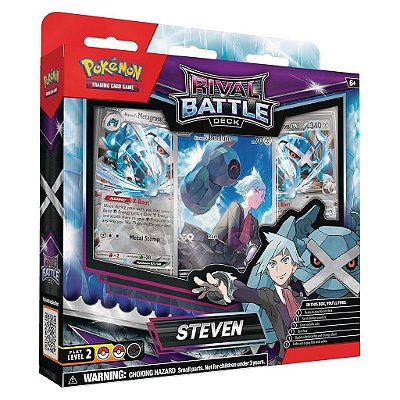 Deck Pokémon Rival Battle Deck Steven Original The Pokémon Company International