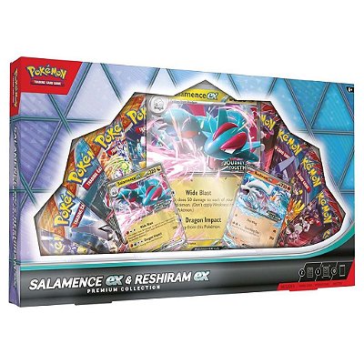 Produto Pokémon Salamence Ex e Reshiram Ex Premium Original The Pokémon Company International