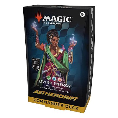 Commander Deck Magic: The Gathering Aetherdrift Commander Deck Living Energy Original Lacrado