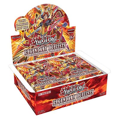 Display de Boosters Yu-Gi-Oh! Legendary Duelists Display com 36 Pacotes Original Konami