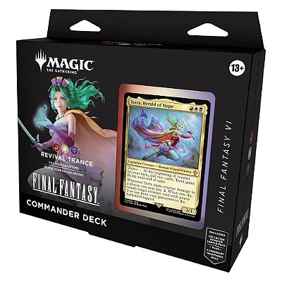 Commander Deck Magic: The Gathering Final Fantasy New Commander Revival Trance Deck Original Lacrado