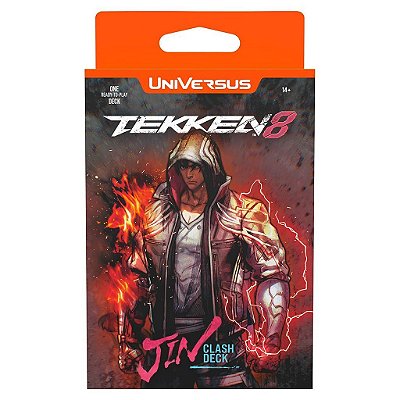 Produto UniVersus Tekken 8 Jin Original UVS Games Lacrado Colecionável Autêntico