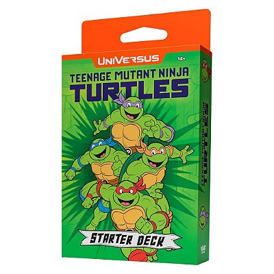 Display de Boosters UniVersus Teenage Mutant Ninja Turtles Starter Deck Display Original UVS Games