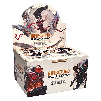 Display de Boosters Riftbound Origins Booster Display com 24 Pacotes Original Riot Games
