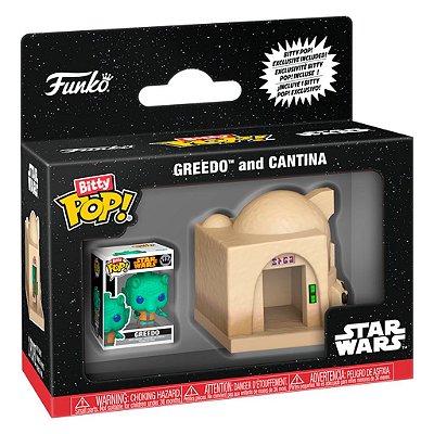 Bitty Pop! Star Wars Greedo And Cantina Original Funko Colecionável Lacrado Autêntico