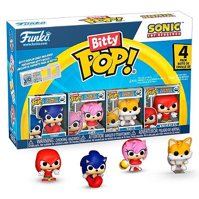 Bitty Pop! Sonic Sonic Sonic Produto Original Funko Lacrado Colecionável Autêntico de Vinil