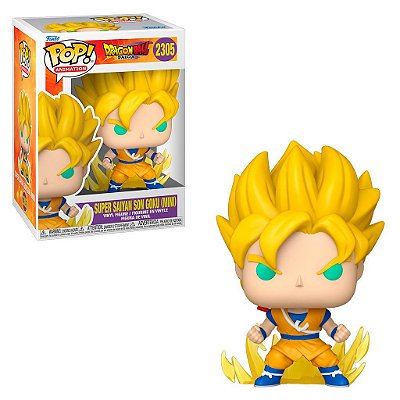 Pop! Dragon Ball Z Super Saiyan Son Goku #2305 Original Funko Colecionável Autêntico