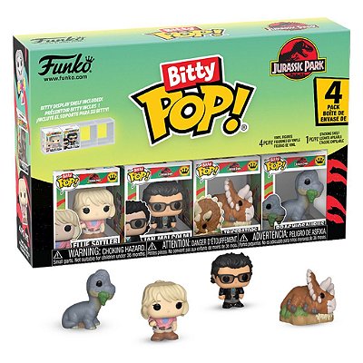 FUNKO BITTY POP JURRASIC TRICERATOPS 4PACK 92953