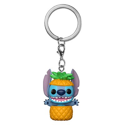 Pop! Keychain Disney Lilo Stitch In Pineapple Original Funko Colecionável Autêntico