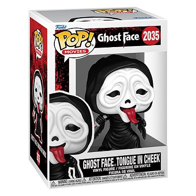 Pop! Ghost Face Tongue In Cheek #2035 Produto Original Funko Lacrado Colecionável Autêntico de Vinil