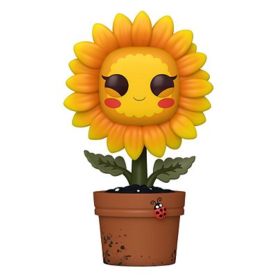 Pop! Plants Flora Sunflower #03 Produto Original Funko Lacrado Colecionável Autêntico de Vinil