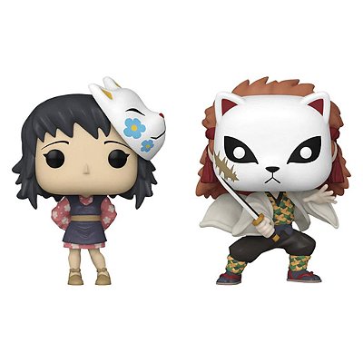 Pop! Demon Slayer Makomo & Sabito Produto Original Funko Lacrado Colecionável Autêntico de Vinil