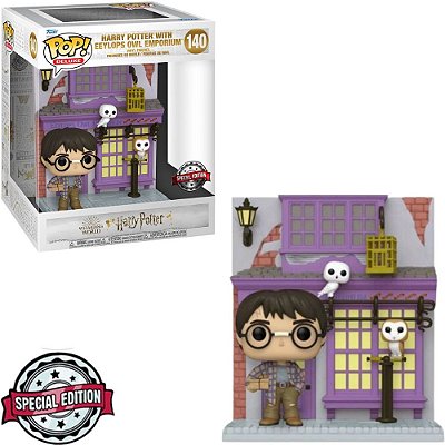 Pop! Harry Potter Eeylops Owl Emporium #140 Original Funko Colecionável Autêntico