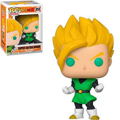 Pop! Dragon Ball Z Z8 Gohan Super Saiyan #858 Original Funko Colecionável Autêntico