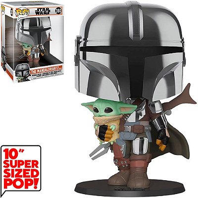 Pop! Star Wars Mandalorian Mandalorian #380 Original Funko Colecionável Autêntico