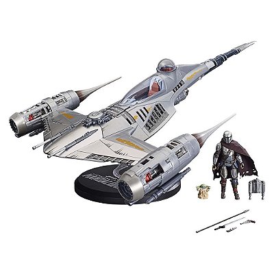 Action Figure Hasbro Star Wars Mandalorian N 1 Starfighter Playsett Colecionável Original Lacrado