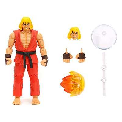 Action Figure Jada Toys Street Fighter Ken Figura Colecionável Original Lacrada Autêntica Premium