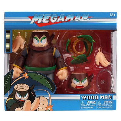 Action Figure Jada Toys Mega Man Wood Man Deluxe Figura Colecionável Original Lacrada