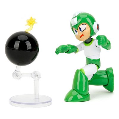 Action Figure Jada Toys Mega Man Hyper Bomb Figura Colecionável Original Lacrada