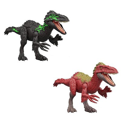 Figura Mattel Jurassic World Dino Reveal Deluxe Orko Raptorr Jkn04 Colecionável Original Lacrado