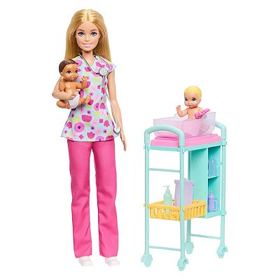 Figura Mattel Barbie Careers Baby Doctor Doll Figura Colecionável Original Lacrada