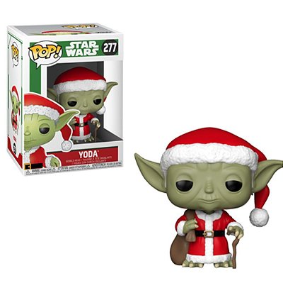 Funko Pop! Star Wars Holiday Santa Yoda Figura Colecionável Original Lacrada Autêntica Premium